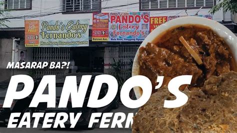 Pando's Eatery, located at Sen. Mariano J. Cuenco Corner .